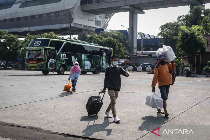 Belum ada lonjakan jumlah penumpang di Terminal Kampung Rambutan