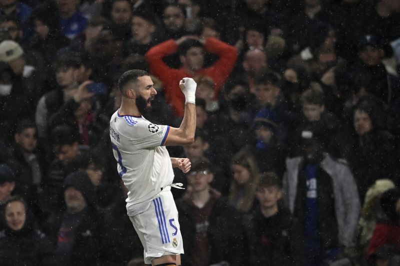 Hattrick Benzema antar Madrid hancurkan Chelsea 3-1 di Stamford Bridge