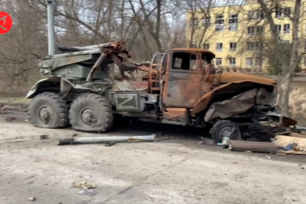 Rekaman video Anadolu gambarkan kehancuran Kharkiv