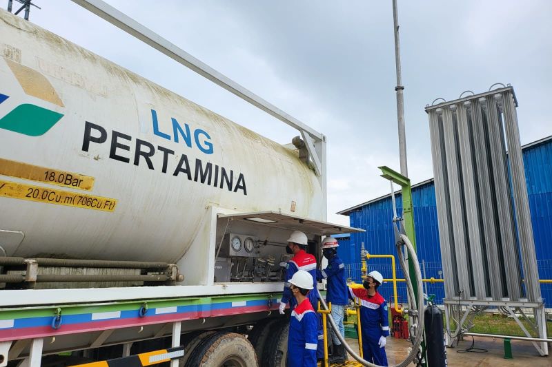 Subholding Gas Pertamina pasok LNG ke industri minyak sawit di Bontang